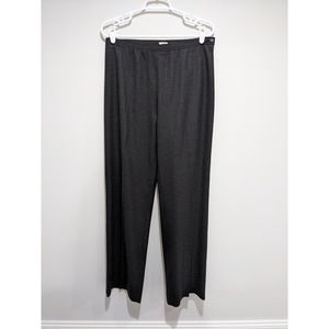 Vintage Agnona Dark Academia Grey Wool Straight Leg Pants Size 12
